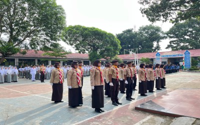 Upacara Bendera HUT RI ke-80 di SMA Negeri 3 Binjai Berlangsung Khidmat